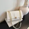 Bolso de cadena de diseño de nicho estilo coreano, bolso cruzado simple y texturizado, nuevo modelo 2026, bolso de gran capacidad casual y para el trabajo