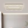 [Uau] Lâmpada de Teto Retangular Estilo Italiano High-End 2025 Nova Espectro Completo Proteção para os Olhos Lâmpada de Quarto