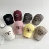 Bonés de Beisebol Masculinos e Femininos com Bordado de Letras Estilo Primavera, Chapéus de Sol com Aba Macia para Primavera e Verão
