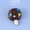 Paleta de Oso Chocolate Accesorios de Resina Venta al por Mayor Accesorios DIY Materiales Hechos a Mano Decoraciones para Zapatos Pegatinas para Tazas de Agua Pegamento de Crema