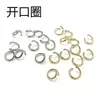 Anel Aberto de Aço Inoxidável Anel O Pulseira Colar Joias Brinco Anel Cortado por Fio Anel de Conexão Acessórios para Joias DIY