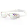 Gafas de natación para adultos con recubrimiento, gafas de natación de silicona integradas, HD, antivaho, con recubrimiento, gafas de natación transfronterizas de Amazon al por mayor