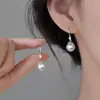Nuevos Pendientes de Perla Simples y de Moda para Mujer 2025, Pendientes Populares, Pendientes Versátiles de Tendencia de Gama Alta para Mujer