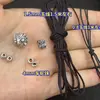 Prata Esterlina S925 Retro Contas de Furo Grande Pulseira Trançada de Leão Pulseira Pulseira Joker DIY Acessórios Seiko