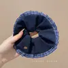 Estilo College Renda Quatro Camadas Renda 2025 Novo Estilo Coreano Coque Suave Elástico de Cabelo Corda de Cabelo Corda de Cabelo