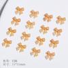 Venta al por mayor de joyas para uñas, lazo de hielo transparente, colorido aurora, resina, mini decoración de uñas, accesorios tridimensionales para usar uñas
