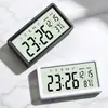 Nuevo Reloj Calendario de Pantalla Grande Despertador Electrónico Termómetro Silencioso Despertador de Mesita de Noche para Estudiantes Calendario Perpetuo Digital Simple