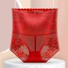 Calcinha de Cintura Alta Feminina Sexy Renda Leve Confortável Algodão Ventilação Abdominal Modeladora de Quadril Sem Marcas Verão Explosões Calcinhas Femininas