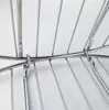 Suporte para Peixe Grelhado de Aço Inoxidável Rede para Peixe Grelhado Churrasqueira a Carvão Doméstica Dobrável Extra Grande Espessada Rede de Churrasco Portátil