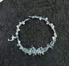 Novo Pulseira de Cascalho Borboleta Jardim Monet Chinês Pulseira Trançada Estilo Mori Cura Chapeuzinho Vermelho Mesmo Estilo Pulseira Trançada