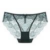 Ropa interior de encaje sexy sin costuras, venta al por mayor de fábrica, calzoncillos de cintura baja con huecos, tentación, pantalones de algodón con entrepierna y cadera