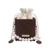 Bolsa Pequena Elegante e Simples para Mulheres 2025 Nova Bolsa Casual com Corrente Bolsa de Ombro Bolsa Quadrada Pequena Tendência Personalizada Bolsa Transversal