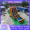 Escorregador Aquático Inflável Reta de Alta Velocidade com Design de Pista Ondulada Material de PVC Resistente à Água Popular para Festa na Piscina