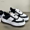 Zapatillas Deportivas Clásicas de Cuero Genuino para Amantes Zapatos Casuales Zapatilla Versátil Zapatos de Plataforma Gruesa Zapatos Blancos Disueltos Talla 44