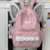 Mochila de Estilo Nuevo para Mujer, Versión Coreana, Estilo Ins, Artística, Estilo Fresco, Adecuada para Estudiantes de Secundaria y Preparatoria, Mochila Casual de Gran Capacidad