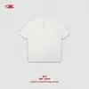 Suéter Estilo Bk Old Money para Hombre 260g Retro Algodón Puro Holgado Color Sólido Cuello Henley Casual Camiseta de Punto Manga Corta