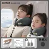 Almohada Infantil en Forma de U para Bebés, Almohada Portátil de Soporte para el Cuello para Aviones, Trenes de Alta Velocidad, Viajes de Larga Distancia y Dormir