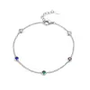 Pulsera de Diamantes Amazon para Mujer DIY Color Diamante Elegante Accesible Lujo Nicho Estilo Ins Collar Femenino Joyería Sencilla