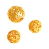 Prata 925 Banhada a Ouro Flor Xiangyun Oca Bola de Contas Contas Soltas Jade Hetian Cadeado de Bebê Pulseira Acessórios DIY com Contas