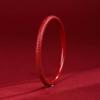 Pulsera Jingle del Sutra del Corazón de Cinabrio Natural Pulsera de Dragón y Fénix Pulsera de Sobre de Arena Oro Púrpura de Alto Contenido para Mujer