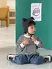 Roupas de Outono para Crianças Estilo Coreano Roupas Infantis Estilo Outono Roupas para Bebê Menino 2026 Nova Blusa de Moletom Listrada e Jeans para Meninos