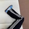 Pantalones Deportivos de Raya Cleanfit para Hombre Otoño Tendencia Americana High Street Pierna Recta Correr Fitness Pantalones Largos
