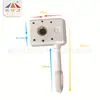 Fabricante de toldos, accesorios para toldos, cabezal de motor de aleación de aluminio, 1:Cabezal de motor de núcleo de cobre cuadrado de 16, blanco, en stock