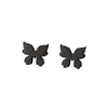 Brincos Borboleta Sonho de Aço Inoxidável Doces Estilo Francês para Mulheres, Brincos de Insetos Versáteis do Dia a Dia Personalidade Estilo Ins