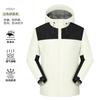 Chaqueta de Grupo de Terciopelo Compuesto con Logotipo Impreso Personalizado Ropa de Trabajo de Invierno Forrada de Polar Engrosada Impermeable Cortavientos Publicitario