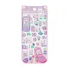 Lindas y adorables pegatinas 3D de dulces con gatos y conejos, perfectas para decorar teléfonos y como recompensas para niños y niñas; pegatinas de cristal