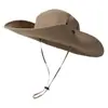 Chapéu de Verão Masculino Chapéu de Pescador Chapéu com Proteção Solar para Montanhismo Deserto Chapéu de Sol para Uso Externo Masculino Chapéu de Escalada Chapéu de Caminhada