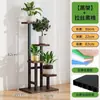 Suporte de flores de ferro transfronteiriço para uso doméstico interno, suporte de vaso de flores multicamadas de piso para sala de estar, suporte de flores e prateleira de armazenamento para varanda de plantas verdes
