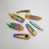Molde de silicona para resina epoxi de gota de cristal DIY, joyería, horquilla para el cabello, accesorios para el cabello, horquilla hecha a mano, joyería, molde de silicona, producción de personalidad