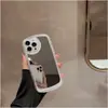 Para Funda de Teléfono Móvil Apple 11 12 Espejo Resistente a Caídas IP11 PRO Silicona IP12 mini Funda Protectora Nueva