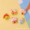 Accesorios de Resina DIY de Dibujos Animados, Adornos Lindos y Realistas de Parque de Atracciones, Pinzas para el Cabello Creativas de Pegamento de Crema, Decoraciones para Fundas de Teléfono