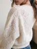 Fábrica de Suéteres Personalizados Ropa para Mujer Europea Americana 2026 Otoño Prendas de Punto para Dama Color Sólido Cuello Redondo Suéter Cardigan Abrigo