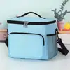 Bolsa de Gelo Grande Diagonal Simples 600D Transfronteiriça Bolsa para Piquenique ao Ar Livre Bolsa para Almoço Transfronteiriça Bolsa para Marmita Bolsa Térmica