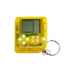 Chaveiro pingente mini Tetris console de videogame portátil nostálgico brinquedo portátil transfronteiriço retrô portátil