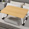 Mesa de computador para quarto, portátil e dobrável, adequada para uso na cama, mesa para laptop, mesa de centro simples para bay window