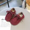 Zapatos Casuales Birkenstock para Niñas Estilo Coreano Mate Niños 2025 Otoño Nuevos Zapatos Bajos Antideslizantes para Niños
