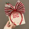 Diadema de Cabeza de Ciervo Linda Transfronteriza Europea y Americana para Mujer 2026 Nuevo Estilo Gorro de Oso Diadema de Astas Accesorios para el Cabello de Navidad