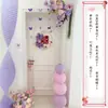 Enfeites de Porta para Casamento para Portas de Quarto de Homens e Mulheres, Decoração com Flores Artificiais, Decoração de Ambiente de Casamento, Decoração com Flores Artificiais no Canto da Porta