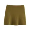 Estilo Europeu e Americano Inverno Nova Moda Conjunto Feminino Simples Casaco de Tricô Ponto Plano Mini Saia de Quadril Saia