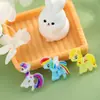 Accesorios acrílicos de pony coloridos tridimensionales de dibujos animados para diversión manual de bricolaje, decoraciones para pendientes, pinzas para el pelo y materiales para fundas de teléfono