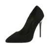 Zapatos de Salón de Tacón Alto Stiletto 2021 Charol Puntiagudos Zapatos Individuales Zapatos de Mujer Talla Grande 40-45 Exportación Transfronteriza