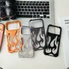 Adecuado para Apple 17Promax Funda para Teléfono Móvil Flameada Mate con Recorte de Refrigeración Iphone16 Gama Alta 15 Funda Anticaídas