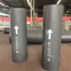 Conducto de aire antirretorno para minería, antirretorno de gas subterráneo, material resistente, conducto de aire de hierro antirretorno para minas de carbón