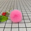 Pompones de Pelo de Conejo Artificial Coloridos al por Mayor 6cm 7cm 8cm Accesorios para Ropa Dijes para Bolsos Zapatos y Sombreros Pompones Decorativos DIY