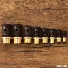 Madera Maciza Sándalo Boca de Cobre Sellado a Prueba de Fugas Calabaza Tapón de Vino Tapón Natural Calabaza de Vino Accesorios para Botella de Vino