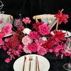 Aniversário Casamento Festa Banquete Jantar Mesa Flor Acabada Comércio Exterior Mesa de Jantar Flor Encosto da Cadeira Flor Decoração de Casamento Flor Artificial Atacado